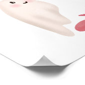 ハロウィーンの小さなブー幽霊歓迎ベビーシャワー ポスター (角)