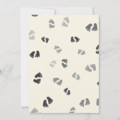 ハロウィーンの小さなブー彼または彼女の招待 招待状 (裏面)