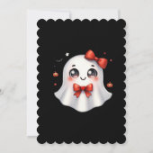 ハロウィーンの小さな赤ちゃんシャワー (裏面)