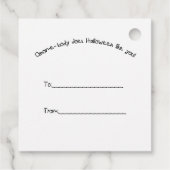 ハロウィーンの小人の特典タグ フェイバータグ (裏面)