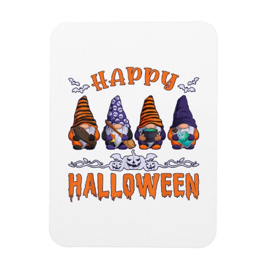 ハロウィーンの小人 マグネット (縦)