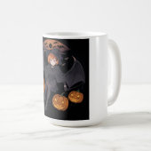 ハロウィーンの少女 コーヒーマグカップ (正面右)