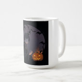 ハロウィーンの少女 コーヒーマグカップ (正面右)