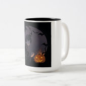 ハロウィーンの少女 ツートーンマグカップ (正面右)