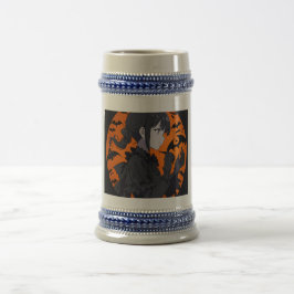 ハロウィーンの少女 ビールジョッキ