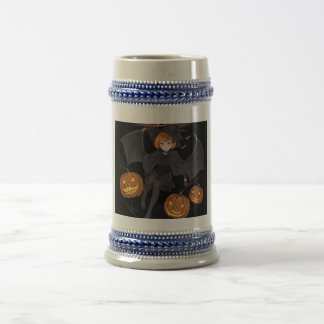 ハロウィーンの少女 ビールジョッキ