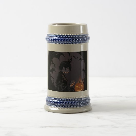 ハロウィーンの少女 ビールジョッキ (中央)