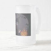 ハロウィーンの少女 フロストグラスビールジョッキ (正面右)