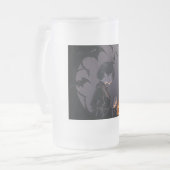 ハロウィーンの少女 フロストグラスビールジョッキ (正面左)