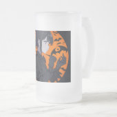 ハロウィーンの少女 フロストグラスビールジョッキ (正面右)