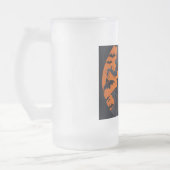 ハロウィーンの少女 フロストグラスビールジョッキ (左)