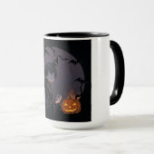 ハロウィーンの少女 マグカップ (正面右)