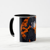 ハロウィーンの少女 マグカップ (正面左)