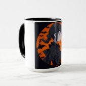 ハロウィーンの少女 マグカップ (正面左)