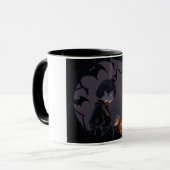 ハロウィーンの少女 マグカップ (正面左)