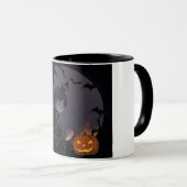 ハロウィーンの少女 マグカップ (正面右)
