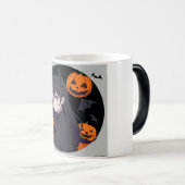 ハロウィーンの少女 モーフィングマグカップ (正面右)