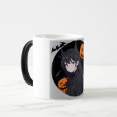 ハロウィーンの少女 モーフィングマグカップ (正面左)