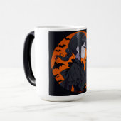 ハロウィーンの少女 モーフィングマグカップ (正面左)