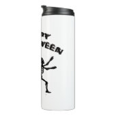 ハロウィーンの少年と犬 タンブラー (回転右)