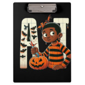 ハロウィーンの少年 クリップボード (正面)