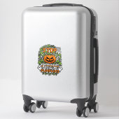 ハロウィーンの幽霊のコウモリのカボチャを見つめないで_1 シール (スーツケース)