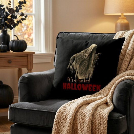 ハロウィーンの幽霊のスローピロー装飾 クッション
