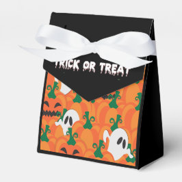 ハロウィーンの幽霊の不気味なパンプキンパッチお菓子入れボックス フェイバーボックス