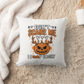 ハロウィーンの幽霊カボチャの面白い引用ベクター デザイン_ クッション (ブランケット)