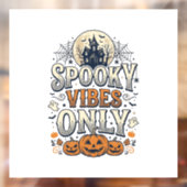 ハロウィーンの幽霊カボチャデザイン_1 スプーキーな雰囲気限定 ウィンドウサイン (シート2)