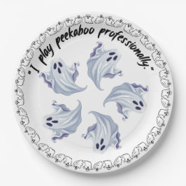 ハロウィーンの幽霊グループ ペーパープレート