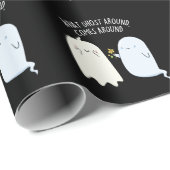 ハロウィーンの幽霊ジョーク What Ghost Around Comes Around ラッピングペーパー (ロールコーナー)