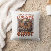 ハロウィーンの幽霊スケルトン墓場月 クッション (ブランケット)