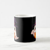 ハロウィーンの幽霊パンプキンマグ コーヒーマグカップ (中央)