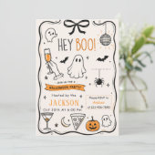 ハロウィーンの幽霊パーティーに行こう! 招待状 (スタンド正面)