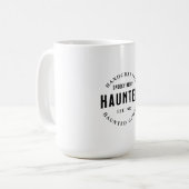 ハロウィーンの幽霊ビンテージデザイン コーヒーマグカップ (正面左)