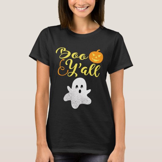 ハロウィーンの幽霊ブーヤル Tシャツ (正面)