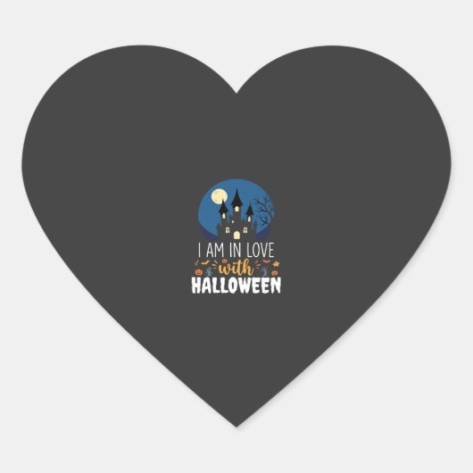 ハロウィーンの幽霊城に恋してる_1 ハートシール (正面)