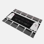 ハロウィーンの幽霊柄の玄関マット ドアマット (アングル)