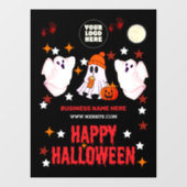 ハロウィーンの幽霊 かわいい オカルトな装飾をカスタマイズ ウィンドウサイン (シート)