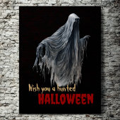 ハロウィーンの幽霊 ゴシックウォールアートポスター ポスター
