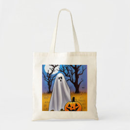ハロウィーンの幽霊 トートバッグ