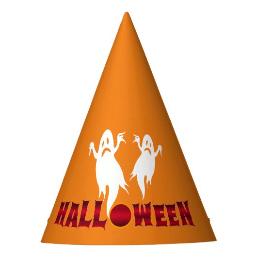 ハロウィーンの幽霊 パーティーハット (正面)