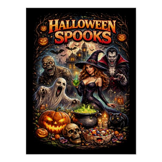 ハロウィーンの幽霊 ポスター (正面)