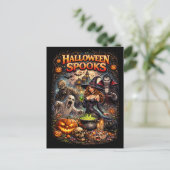 ハロウィーンの幽霊 ポストカード (スタンド正面)