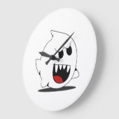 ハロウィーンの幽霊 ラージ壁時計 (傾斜)