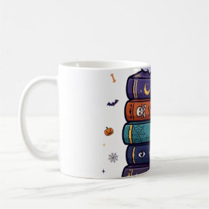ハロウィーンの幽霊 読書 本 芸術 に予約済み コーヒーマグカップ