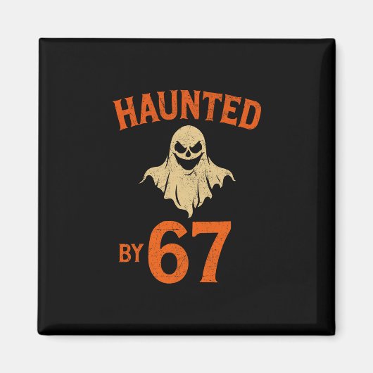 ハロウィーンの幽霊 67 シックス セブン ミーム 1 (23) マグネット (正面)