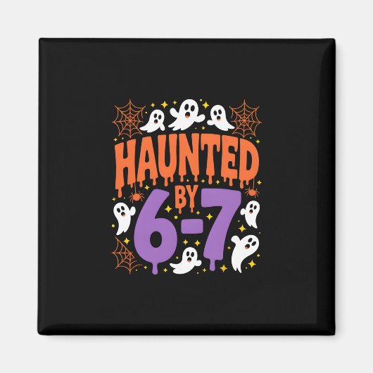 ハロウィーンの幽霊 67 シックス セブン ミーム 1 (5) マグネット (正面)