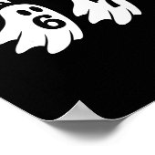 ハロウィーンの幽霊 67 ナンバー67 6 7 ミーム ポスター (角)